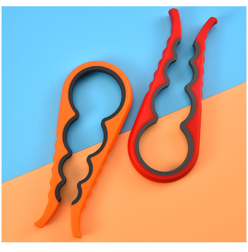 4-in-1 Jar Lid Opener – Easy Grip Tool for Tight Jar Lids, Bottles & More