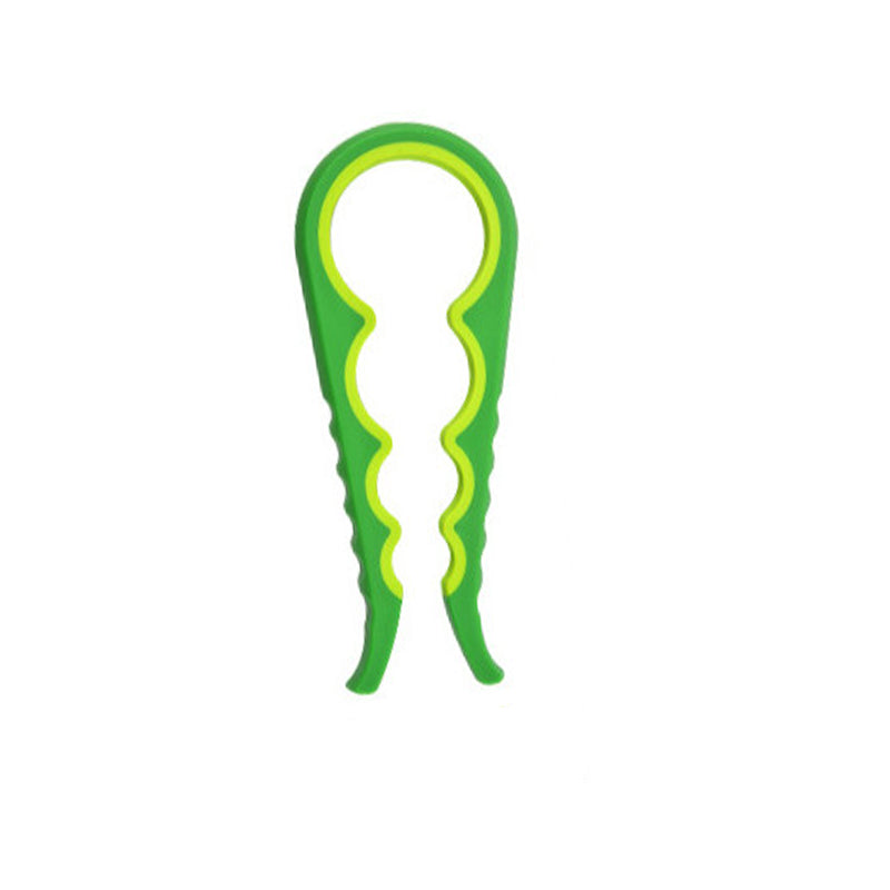 4-in-1 Jar Lid Opener – Easy Grip Tool for Tight Jar Lids, Bottles & More