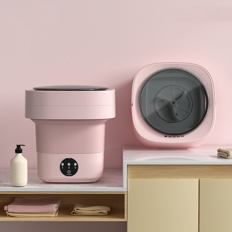 Mini Foldable Washing Machine – Portable & Space-Saving for Socks, Underwear, and Travel