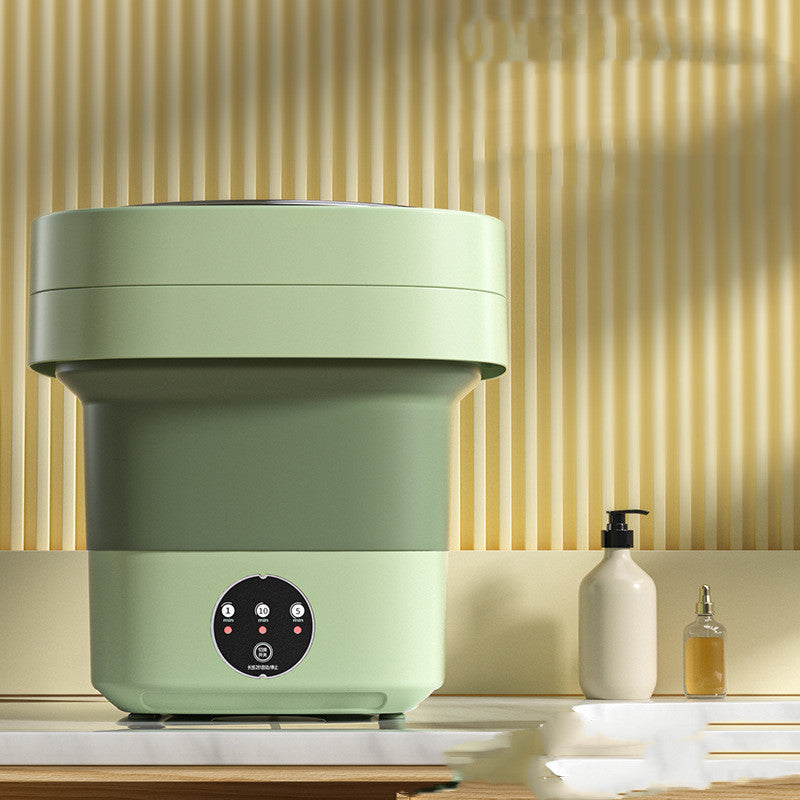 Mini Foldable Washing Machine – Portable & Space-Saving for Socks, Underwear, and Travel