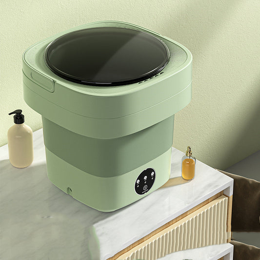 Mini Foldable Washing Machine – Portable & Space-Saving for Socks, Underwear, and Travel