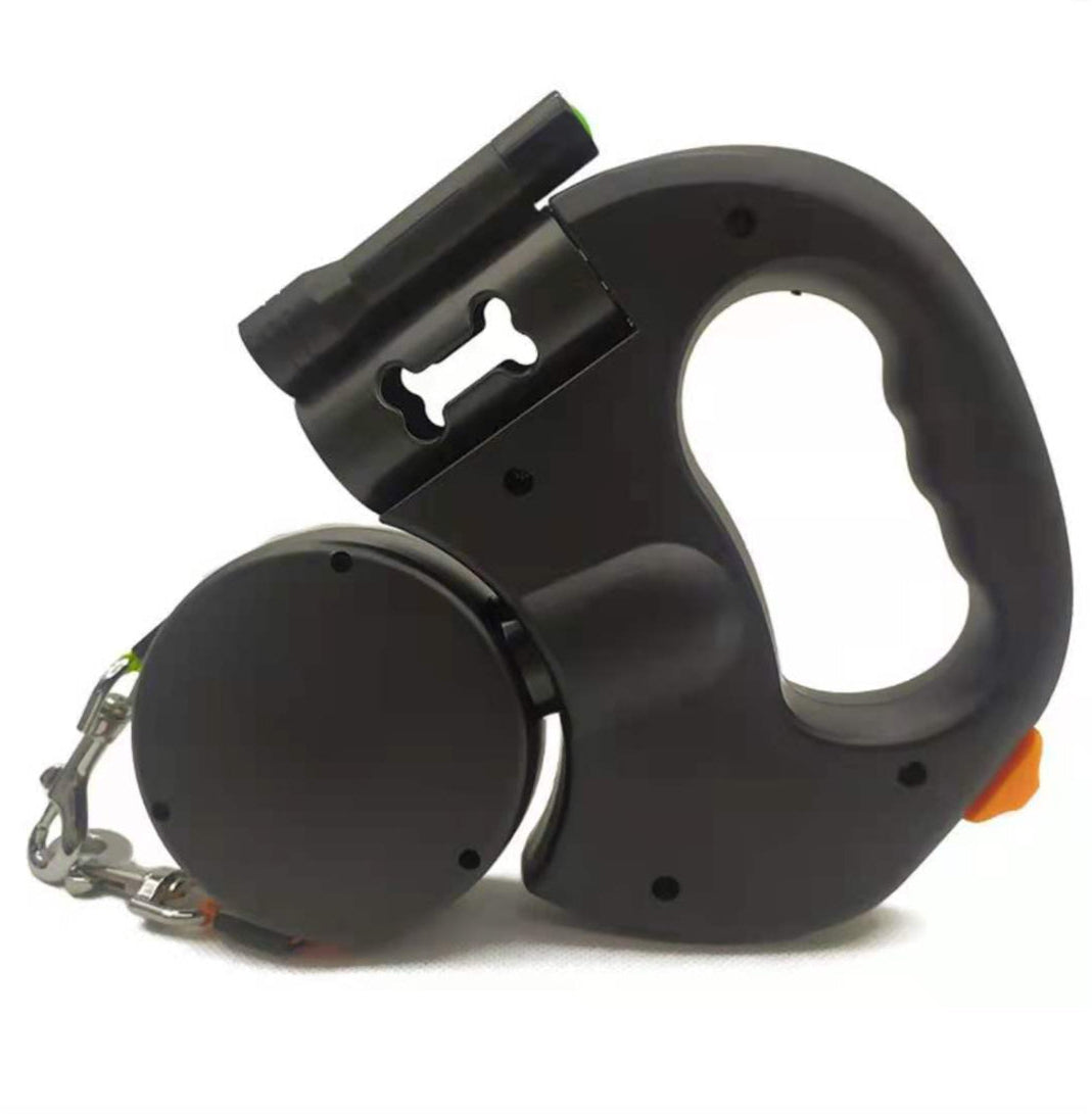 360° Tangle-Free Dual Dog Leash – Retractable & Swivel-Base for Hassle-Free Walks