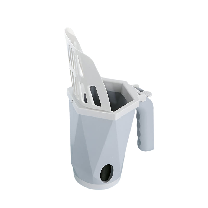 Cat Litter Scooper with Built-In Bucket – Mess-Free Waste Storage System