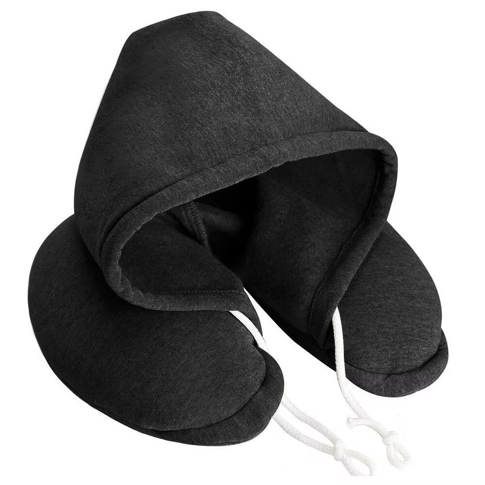 Hooded Travel Neck Pillow – Squishy, Supportive & Secretly Genius