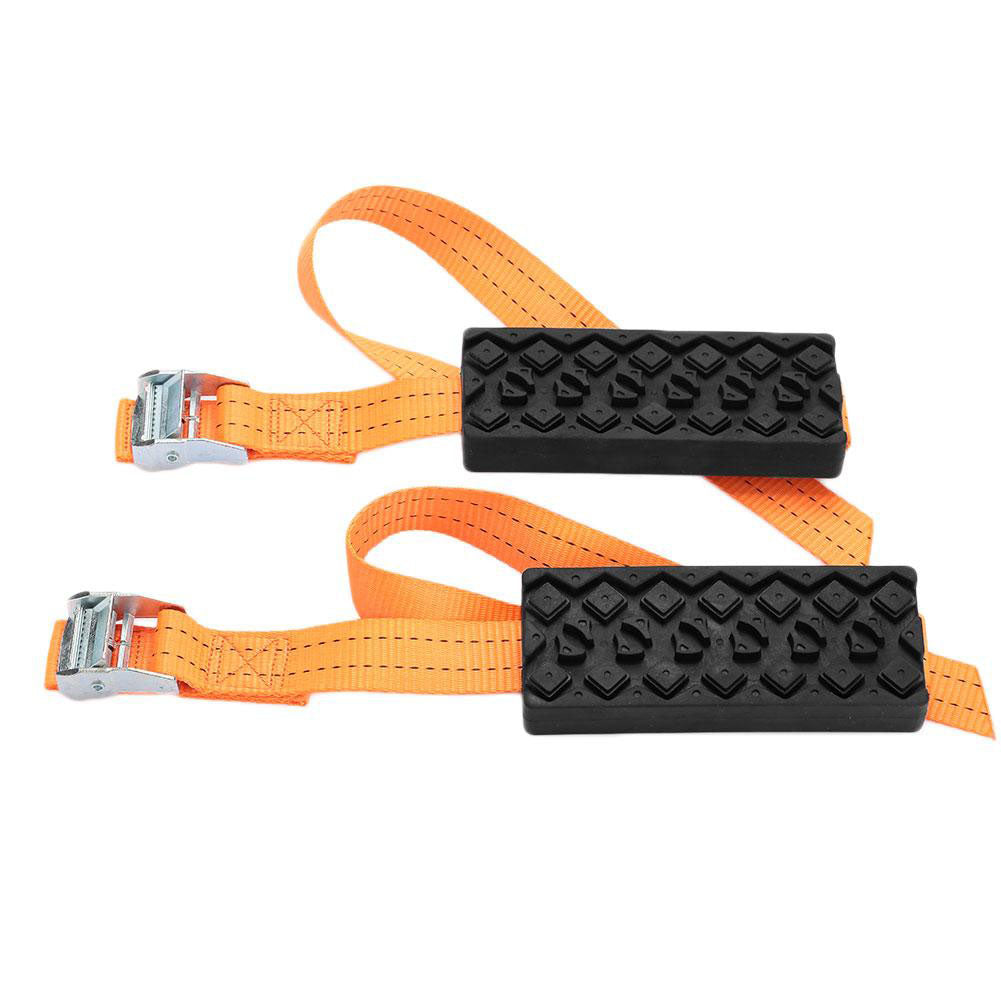 2x Emergency Tire Anti-Slip Straps – Snow & Mud Grip Boosters for Stuck Cars