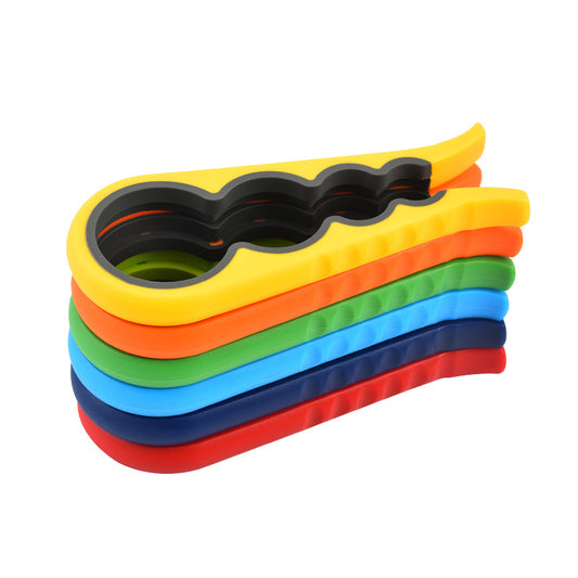 4-in-1 Jar Lid Opener – Easy Grip Tool for Tight Jar Lids, Bottles & More