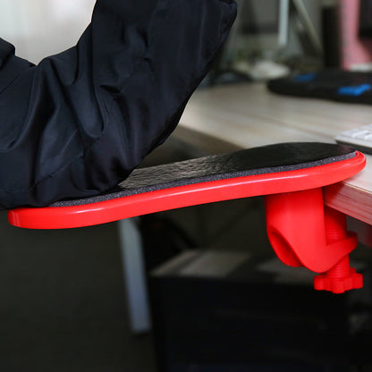 Ergonomic Desk Arm Rest – Adjustable Clamp-On Support for Long Work Hours