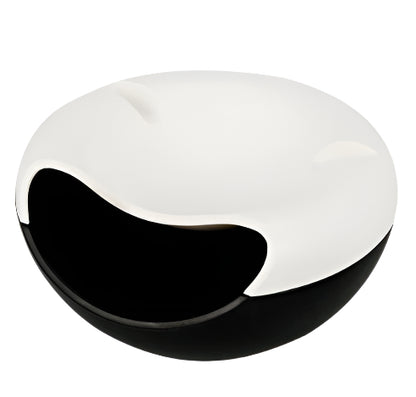 Sunflower Seed Tray – Dual-Layer Snack Bowl for Seeds & Shells