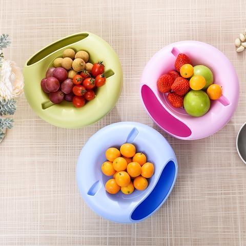 Sunflower Seed Tray – Dual-Layer Snack Bowl for Seeds & Shells