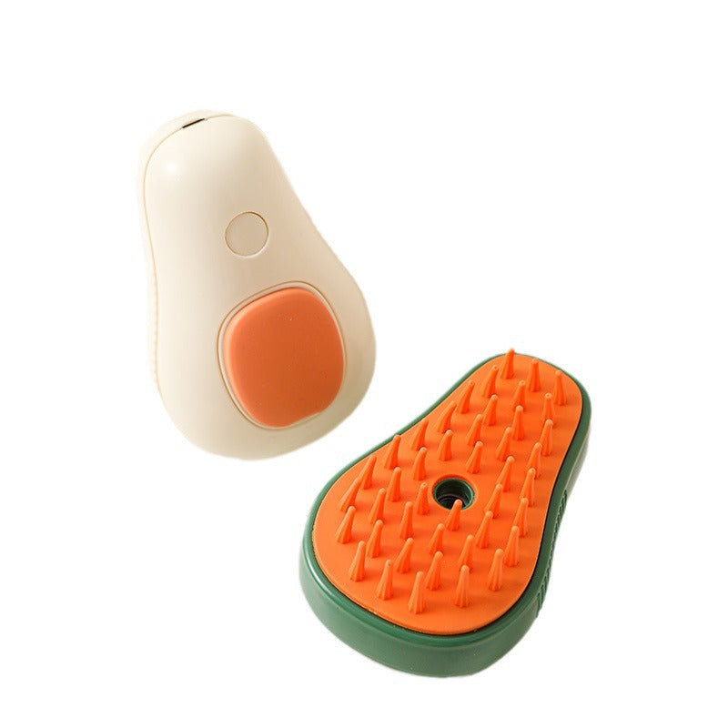 Pet Steam Brush – Gentle Grooming Tool for Odor, Shedding & Tangle Removal