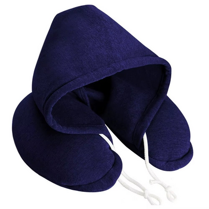 Hooded Travel Neck Pillow – Squishy, Supportive & Secretly Genius