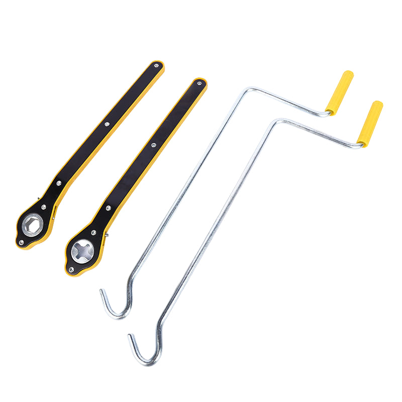 Effortless Crank Handle for Scissor Car Jacks