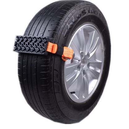 2x Emergency Tire Anti-Slip Straps – Snow & Mud Grip Boosters for Stuck Cars