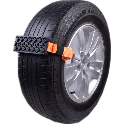 2x Emergency Tire Anti-Slip Straps – Snow & Mud Grip Boosters for Stuck Cars